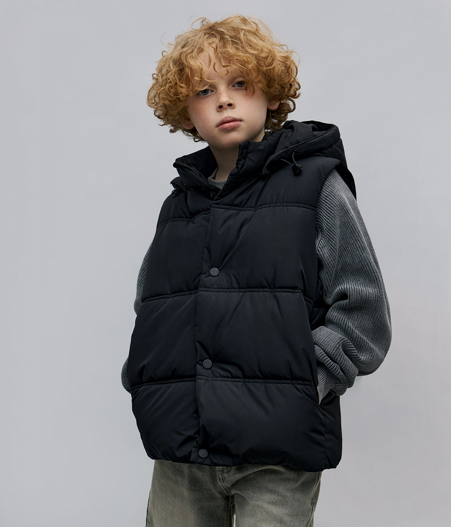 BOYS Padded vest/Детский утепленный жилет /SS25TKB003