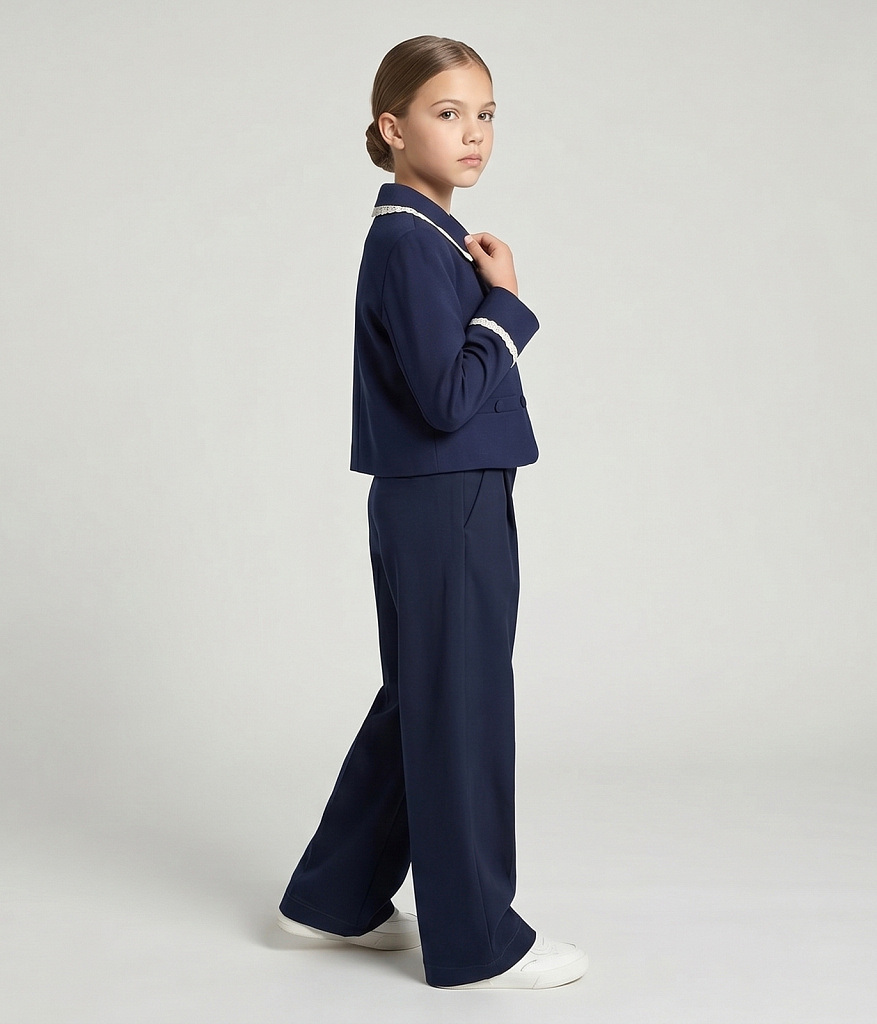 GIRLS Jacket/Жакет детский/AW26TKG005 синий