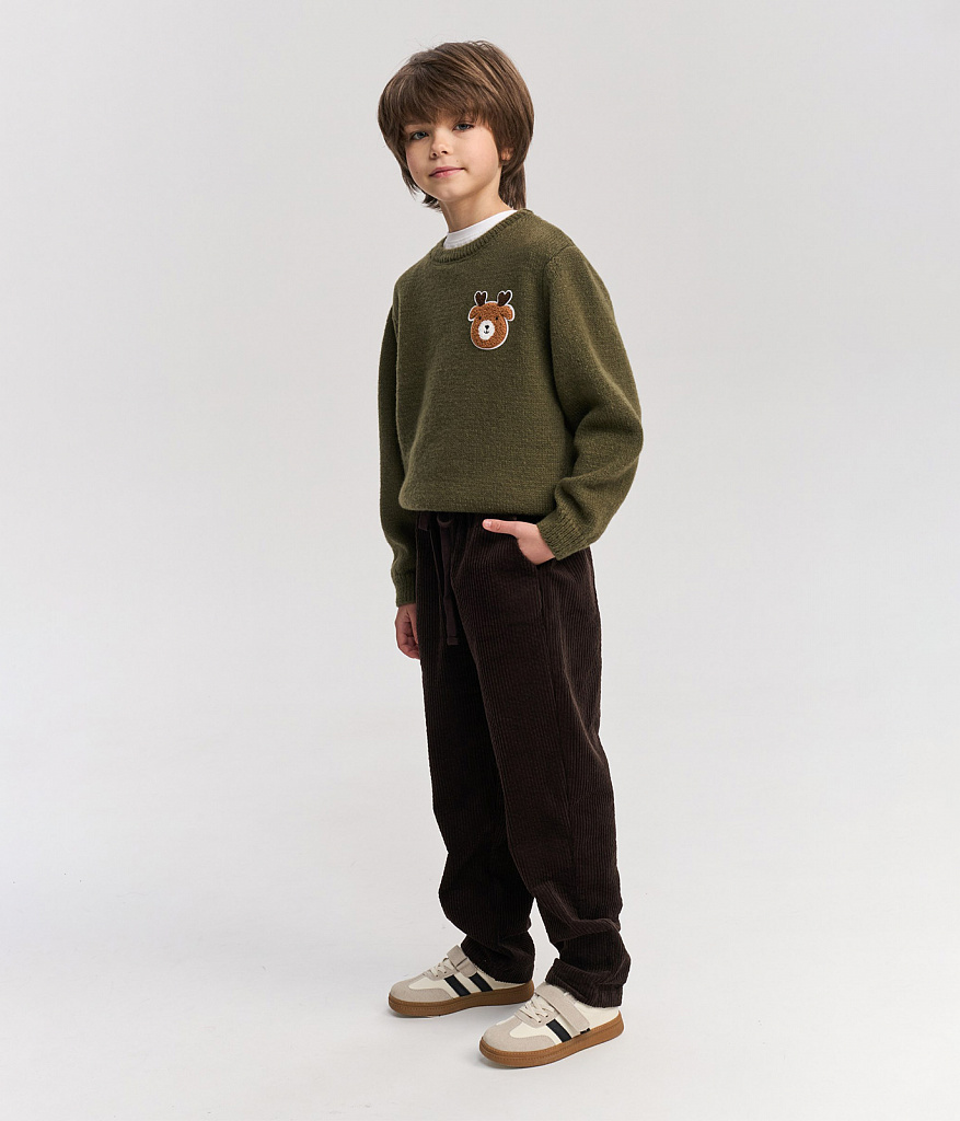 Джемпер детский/AW25TKB035 оливковый