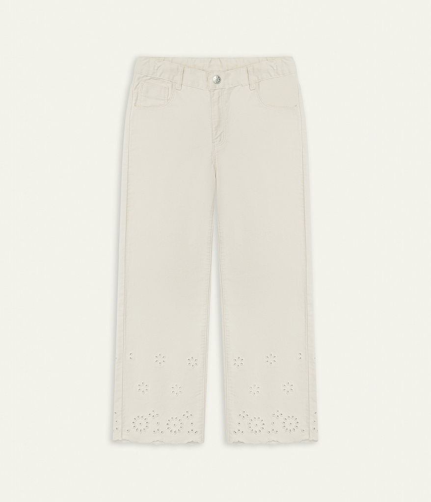 GIRLS Jeans/Детские джинсы / SS25TKG018  молочный