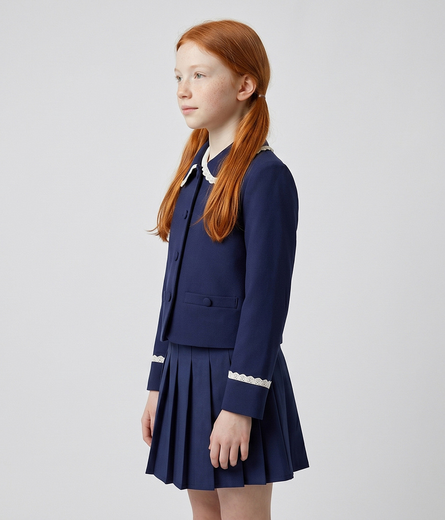 GIRLS Skirt/Юбка детская/AW26TKG044 синий