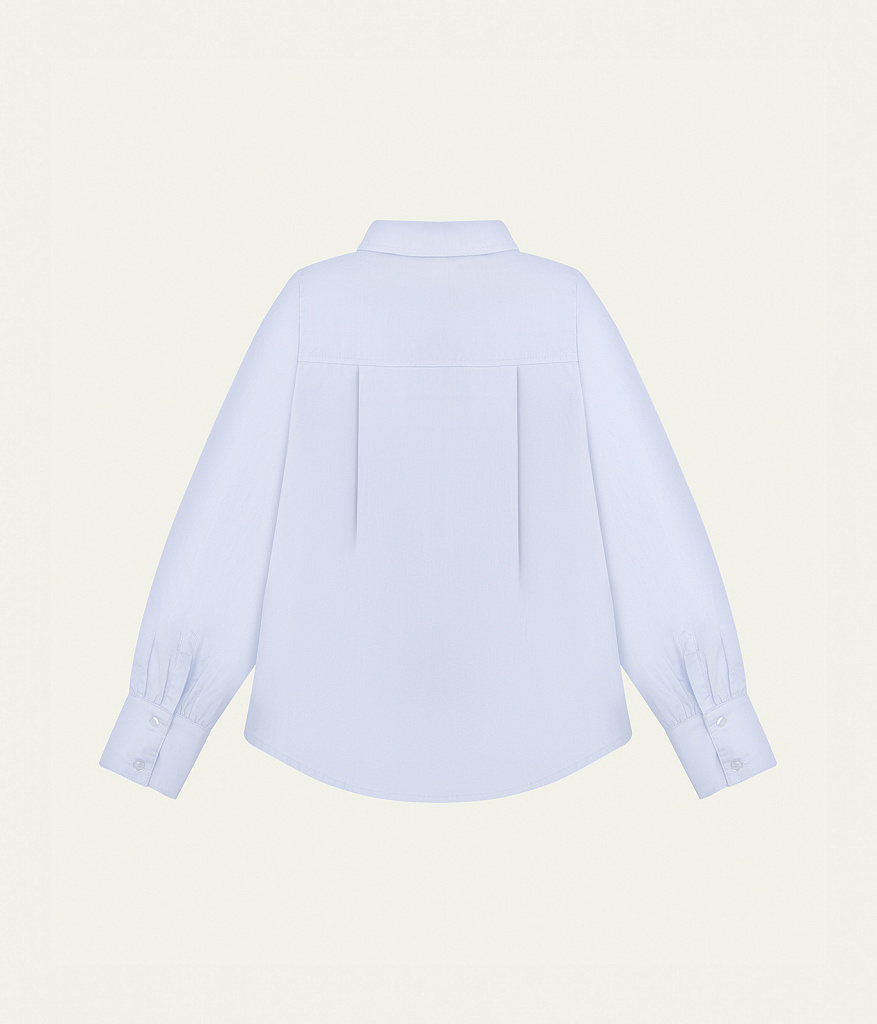GIRLS Blouse/Блузка детская/AW25TKG005 голубой