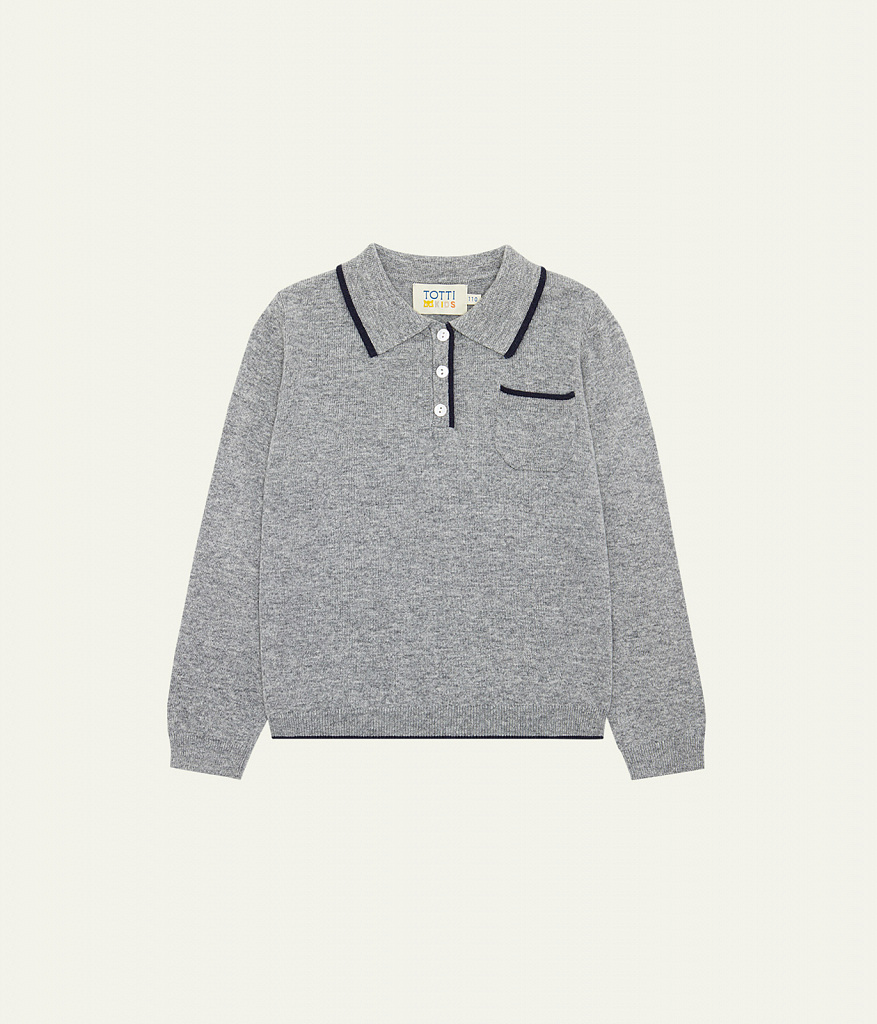 BOYS Jumper knitted/Джемпер детский/AW23TKB031 серый