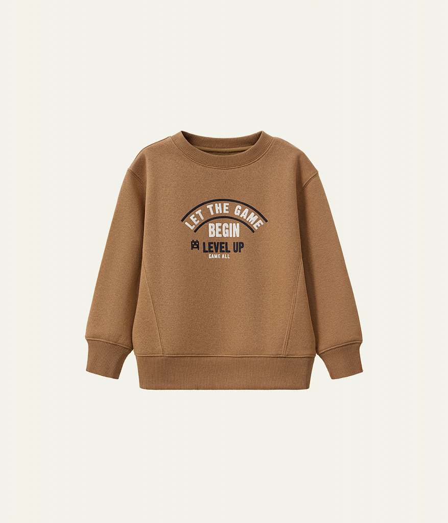 BOYS Jumper sweat/Джемпер детский/AW23TKB038 коричневый
