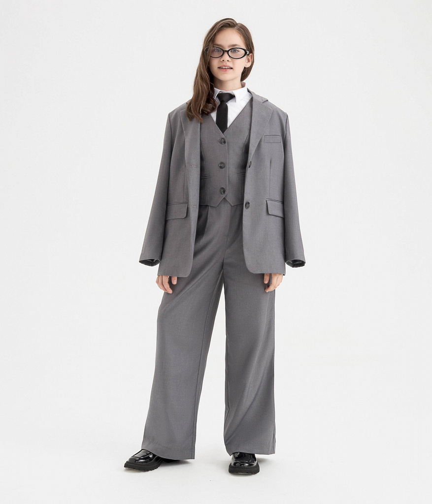 GIRLS Pants/Брюки детские/AW25TKG011 серый