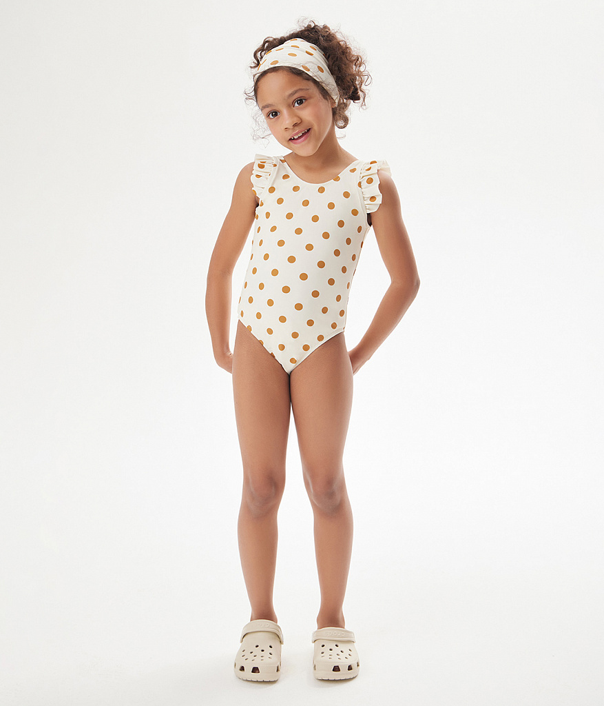 GIRLS Swimsuit/ Купальник детский/SS24TKG048 бежевый