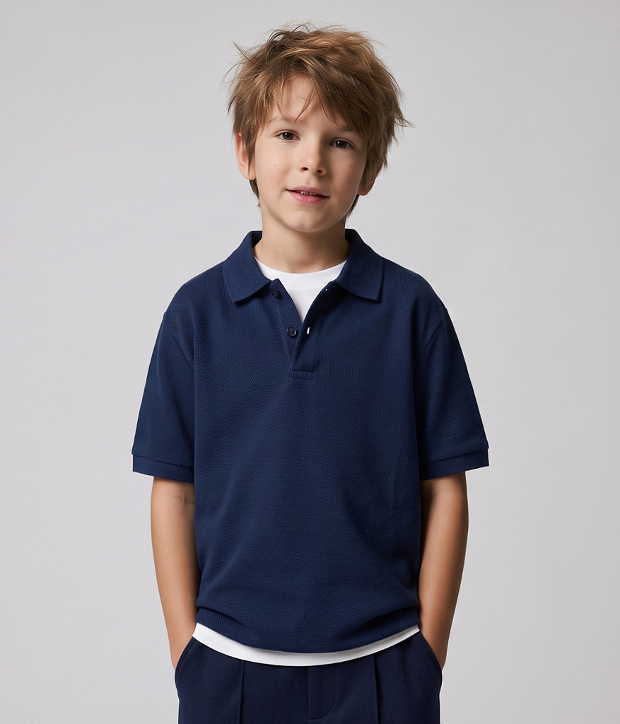 BOYS Polo SS/ Футболка детская к/р/SS24TKB026 синий
