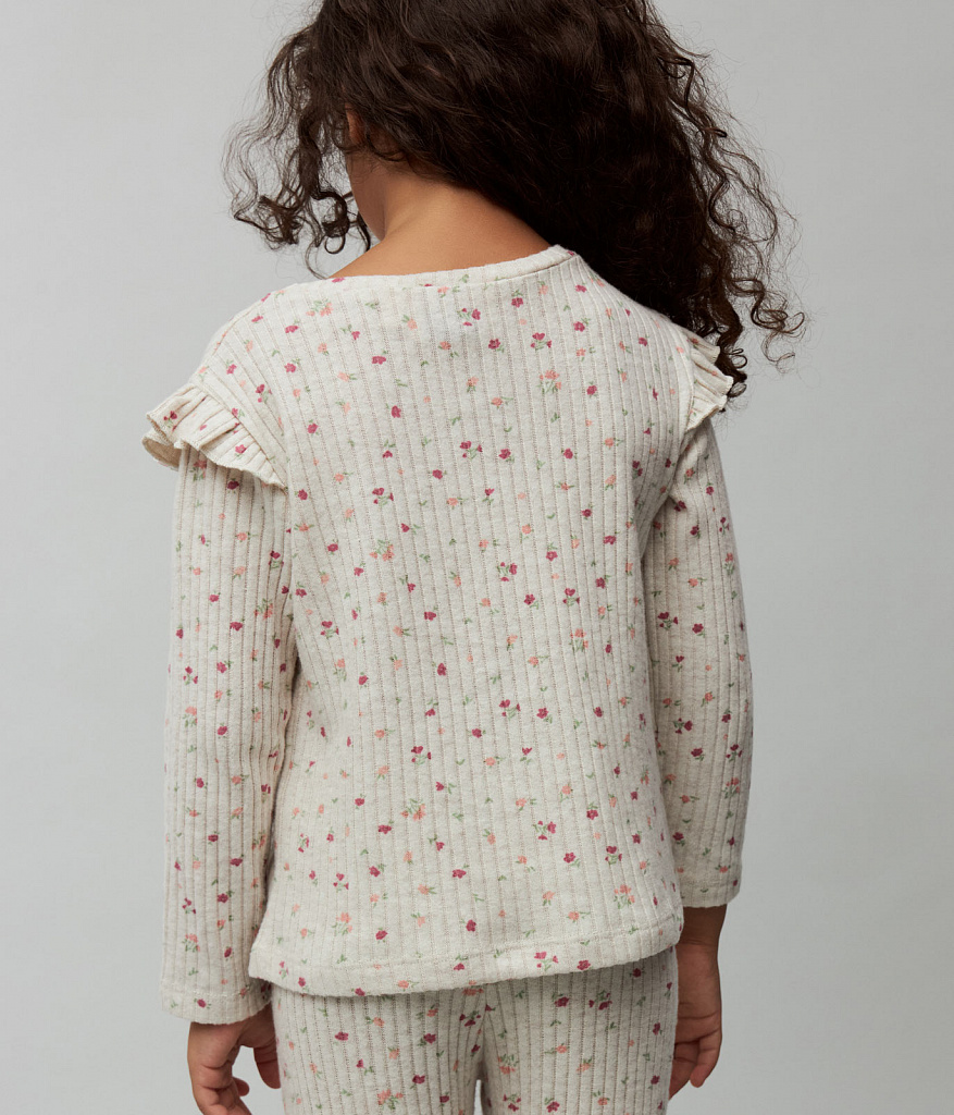 GIRLS Jumper/Джемпер детский/AW23TKG038 кремовый