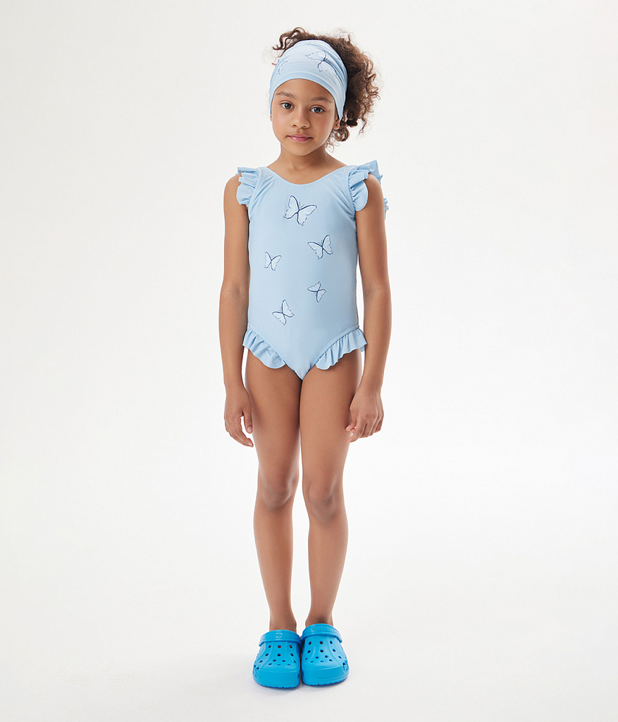 GIRLS Swimsuit/ Купальник детский/SS24TKG047 голубой