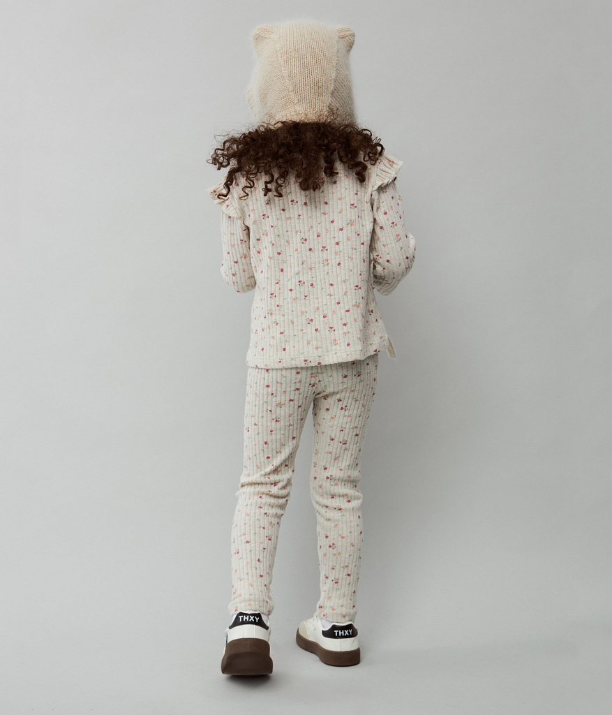 GIRLS Jumper/Джемпер детский/AW23TKG038 кремовый