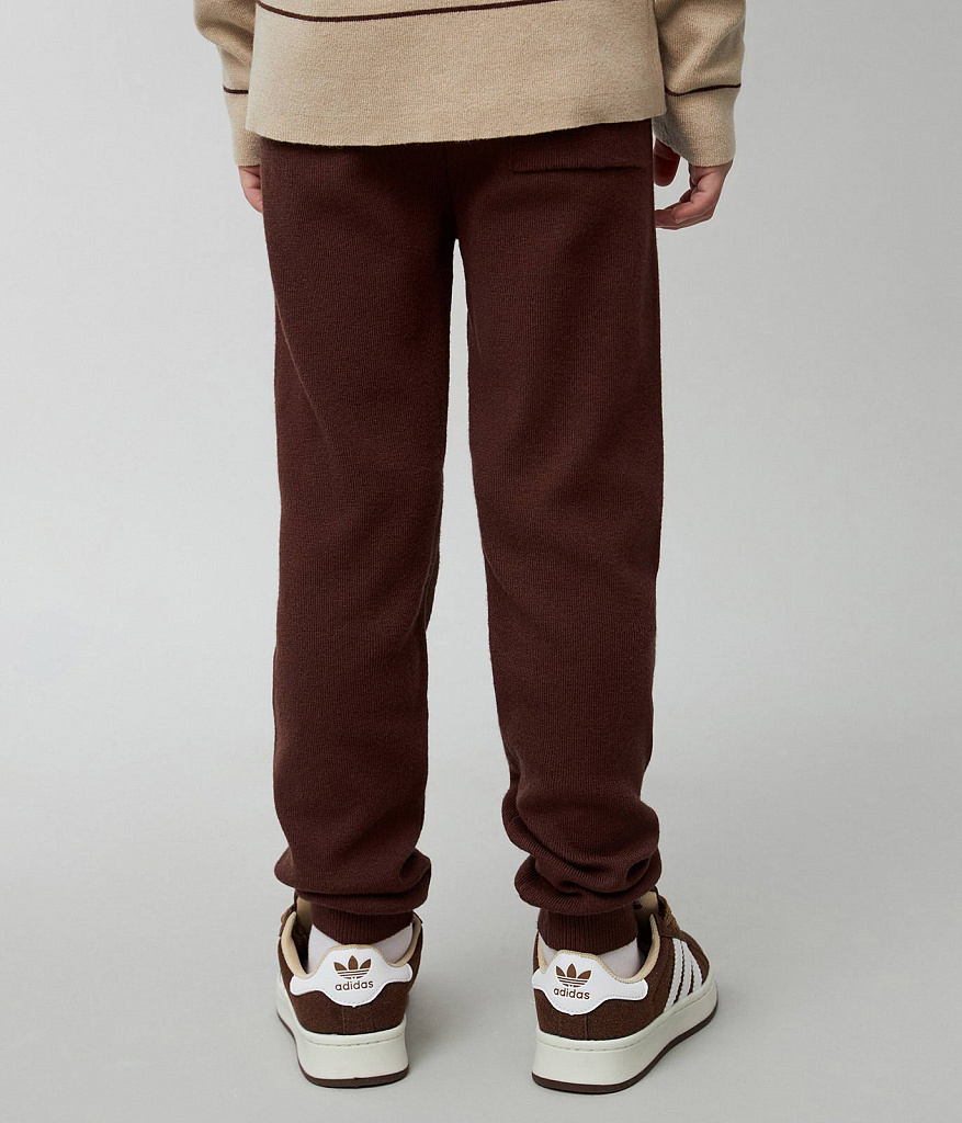 BOYS Joggers knitted/Брюки детские/AW23TKB040 коричневый