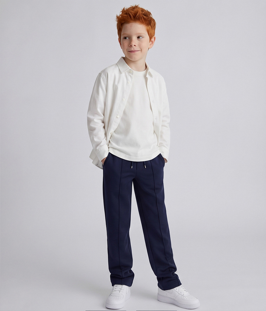 BOYS Shirt/Рубашка детская/SS24TKB024 белый