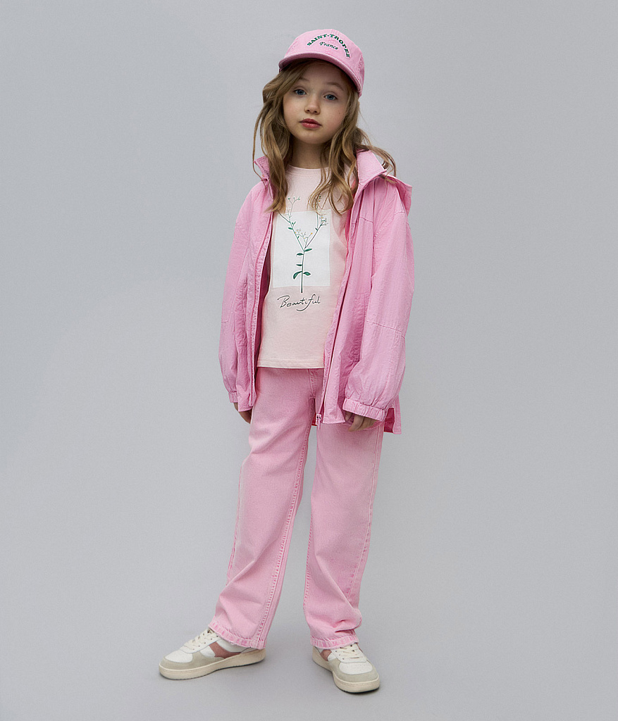 GIRLS Jacket/Куртка детская/SS24TKG013 розовый