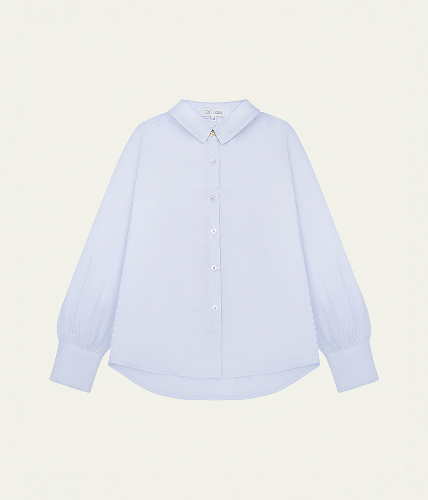 GIRLS Blouse/Блузка детская/AW25TKG005 голубой