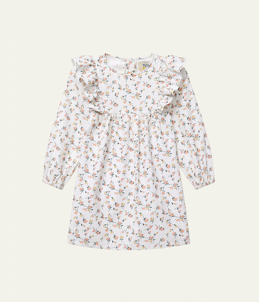 GIRLS baby cord dress/ Платье детское/AW23TKG032 молочный