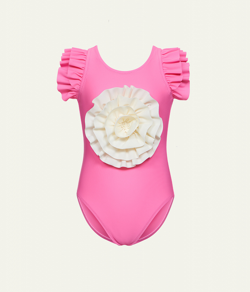 GIRLS Bow swimsuit/ Купальник детский/SS24TKG046 розовый