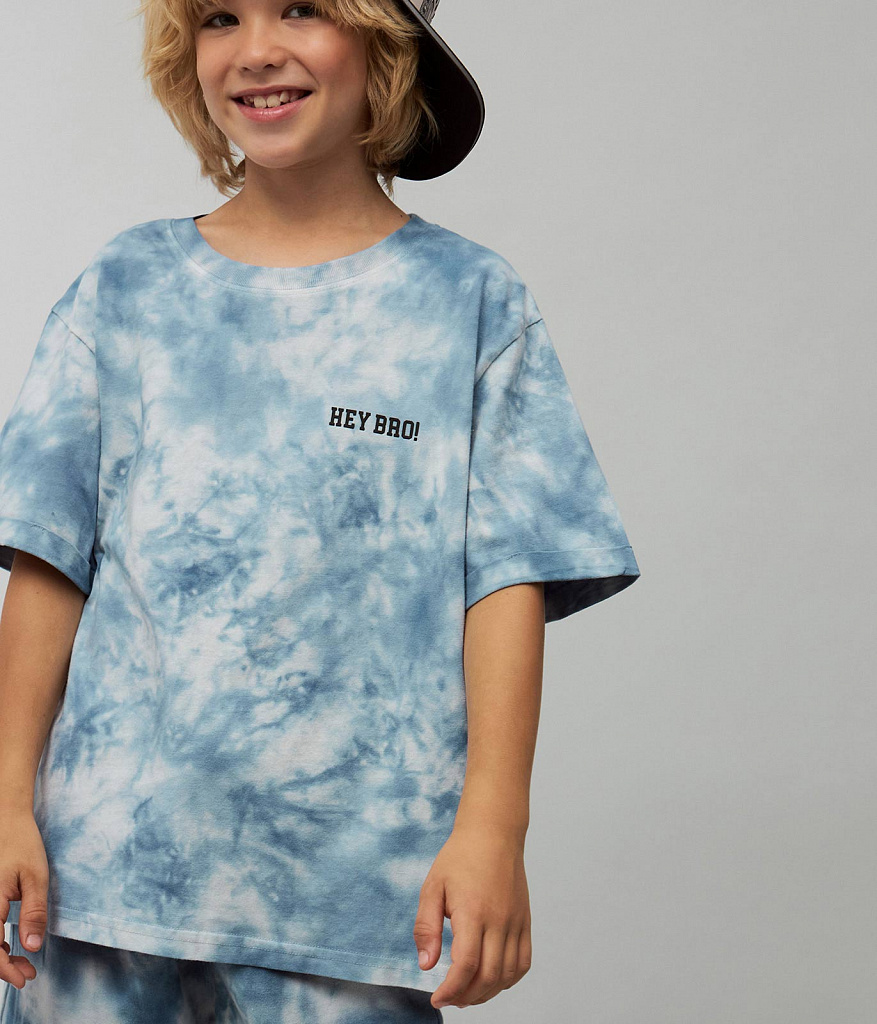 BOYS Tie dye tee SS/ Футболка детская к/р/SS24TKB049 синий