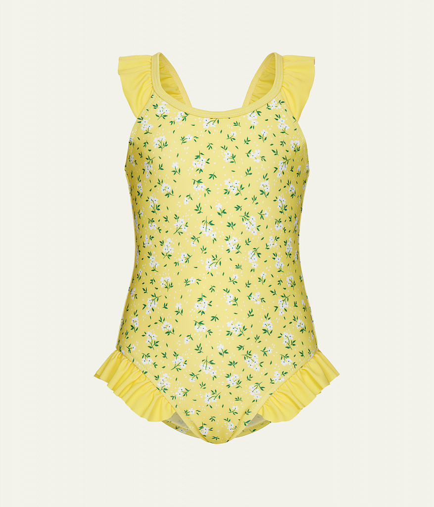 GIRLS Swimsuit/ Купальник детский/SS24TKG045 желтый