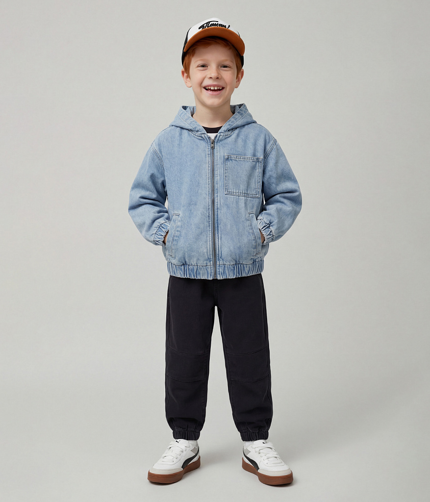 Denim jacket/Куртка детская/SS26TKU006 синий